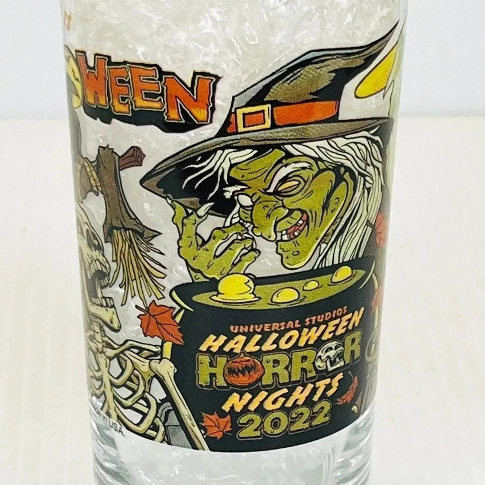 NEW 2022 Universal Studios Everyday Is Halloween Horror Nights HHN Glass